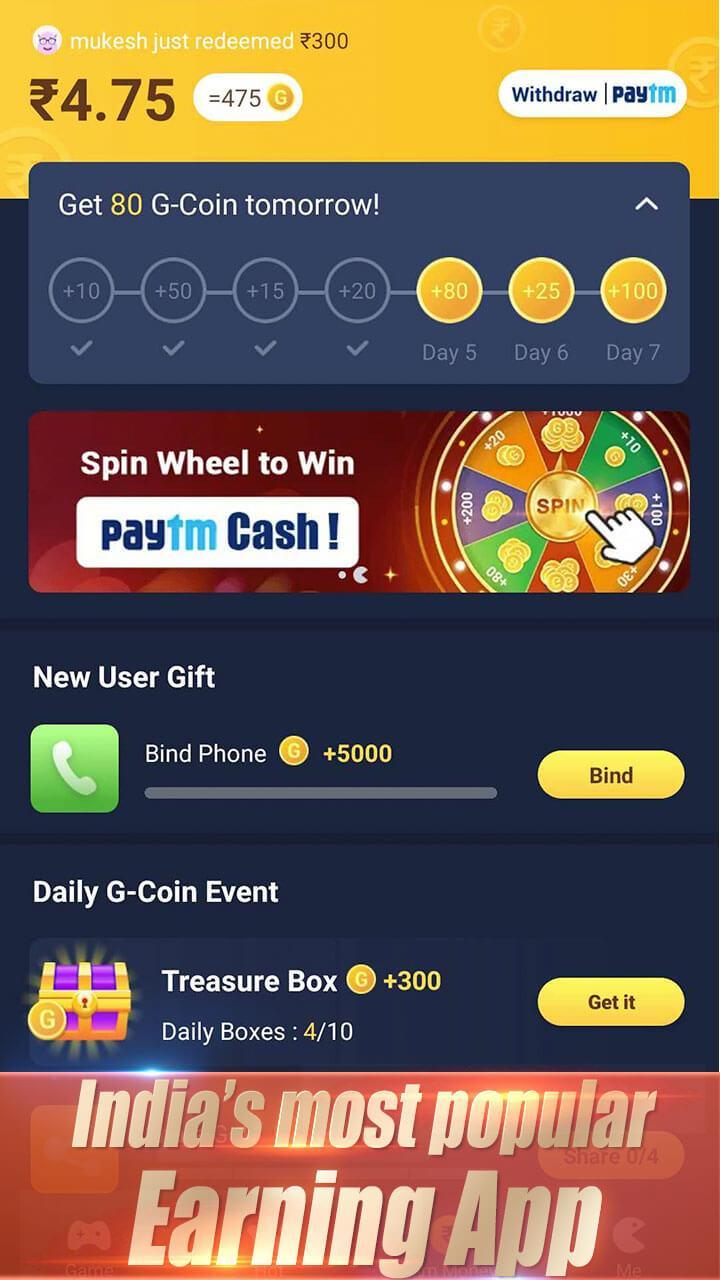 Earn Money To Play Games App